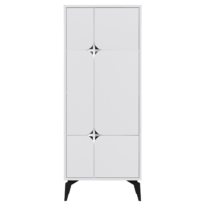 Комод белый с 4-мя дверцами на металлических ножках SPARK MULTIPURPOSE CABINET WHITE Белый в Сочи | Loft Concept 