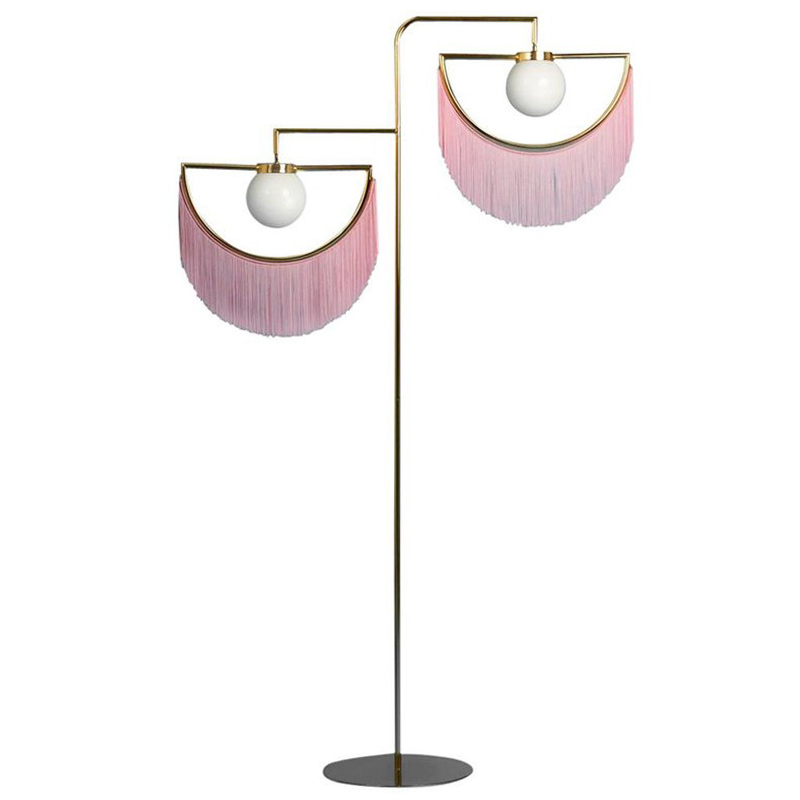 Торшер Inodesign Houtique Masquespacio  Floor lamp Two Золотой Розовый в Сочи | Loft Concept 