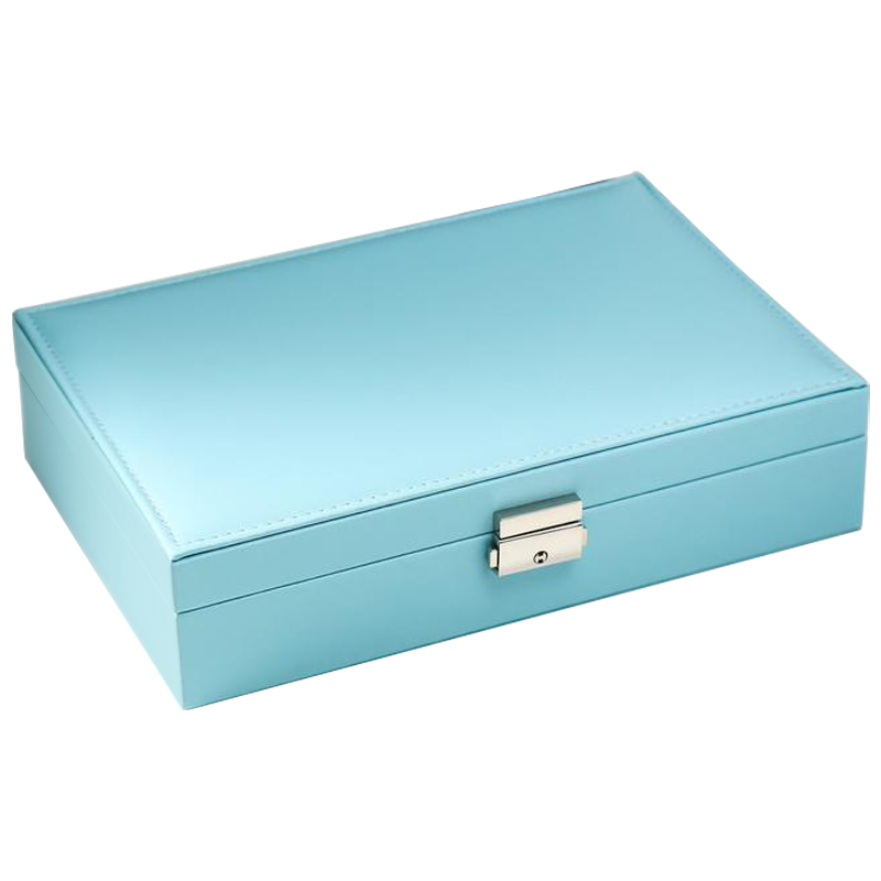 Шкатулка Azurine Jewerly Organizer Box light blue Голубой Бежевый в Сочи | Loft Concept 