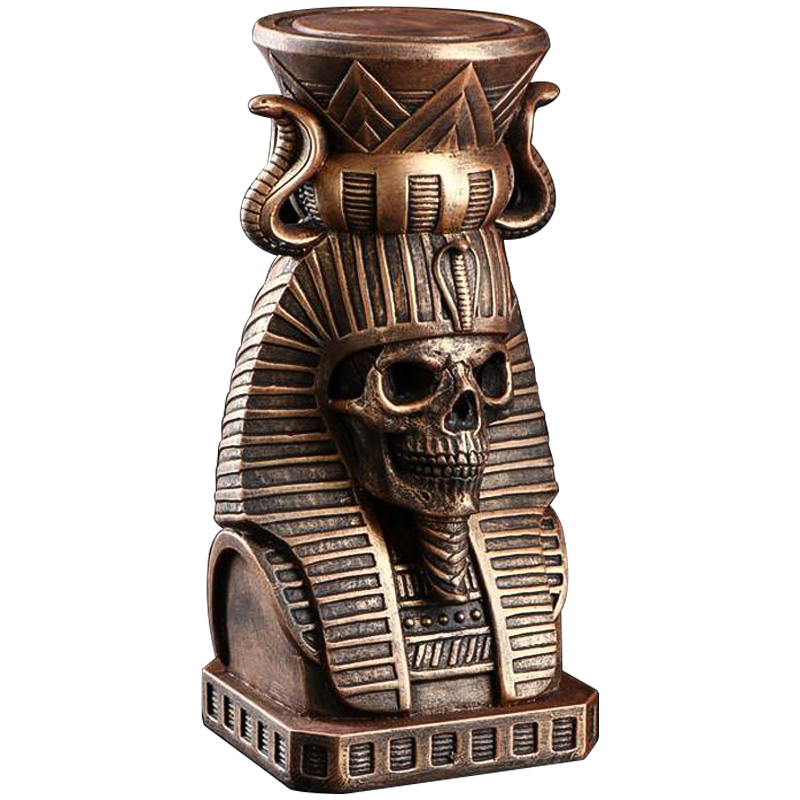 Подсвечник Pharaoh Skull Медь в Сочи | Loft Concept 