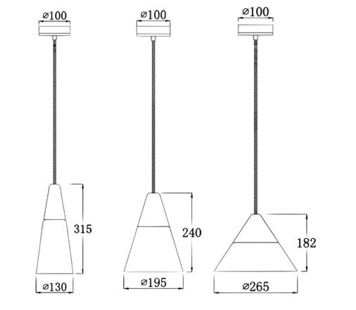 Подвесной светильник Opaque Light Middle в Сочи