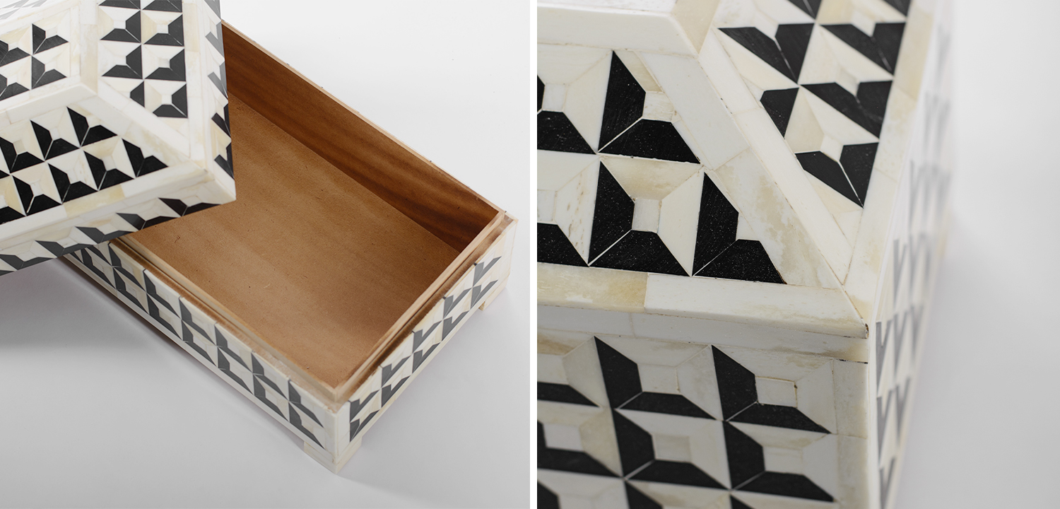 Шкатулка Casket Bone Inlay - фото