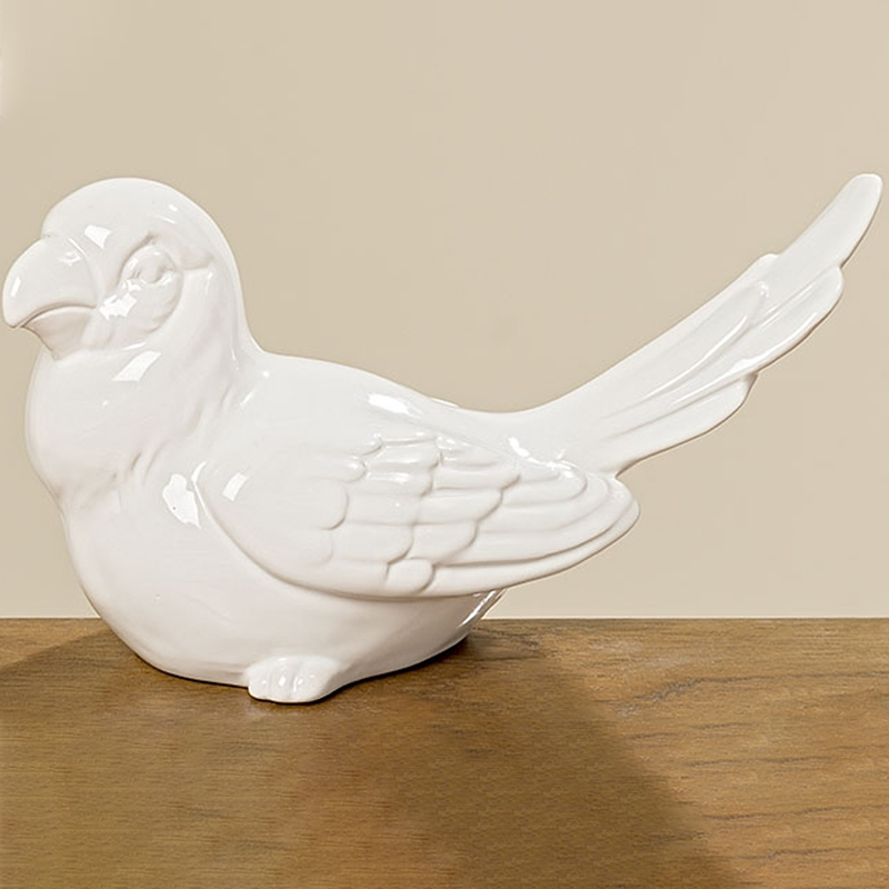 Статуэтка White Parrot Figurine Белый в Сочи | Loft Concept 