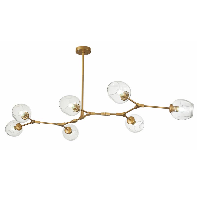 Люстра Branching Bubble Chandelier 7 gold Золотой в Сочи | Loft Concept 