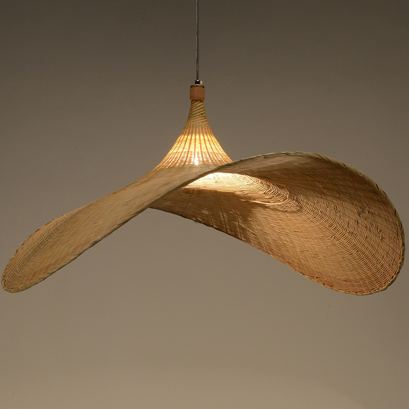 Подвесной светильник Straw Hat Pendant Древесина в Сочи | Loft Concept 