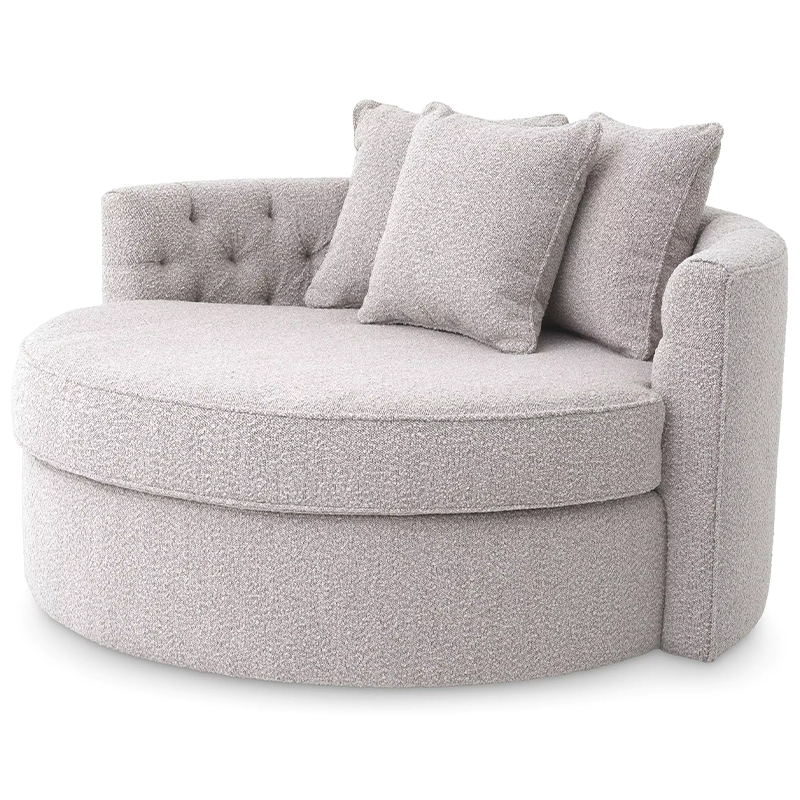 Диван Eichholtz Sofa Carlita Bouclé Grey Серый в Сочи | Loft Concept 