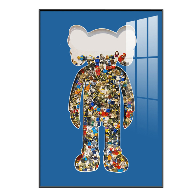 Постер Bearbrick Blue Мульти в Сочи | Loft Concept 