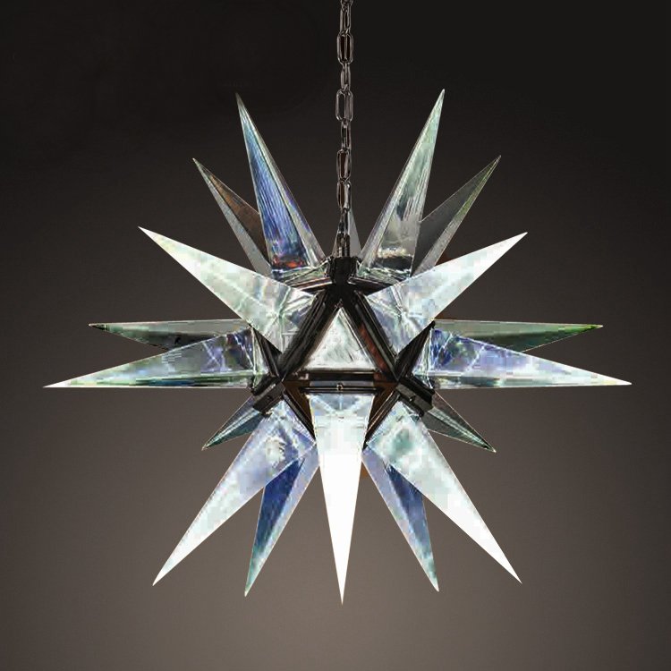 Люстра Rock Сrystal Star Chandelier GOLD Черный Люстра Rock Сrystal Star Chandelier GOLD Черный в Сочи | Loft Concept