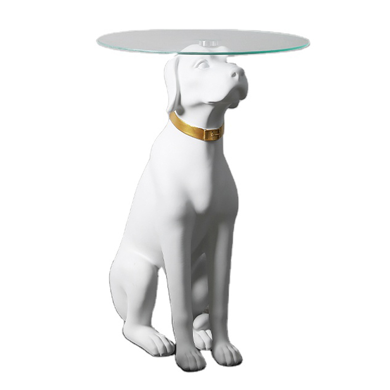 Приставной стол White Dog Table Белый в Сочи | Loft Concept 