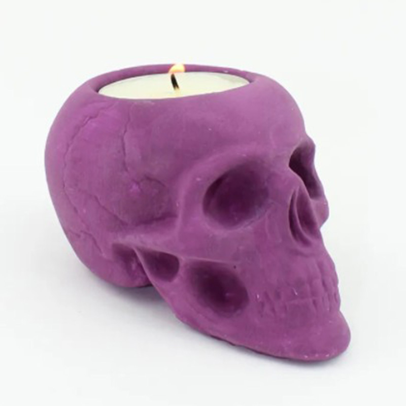 Подсвечник Purple Skull Пурпурный в Сочи | Loft Concept 