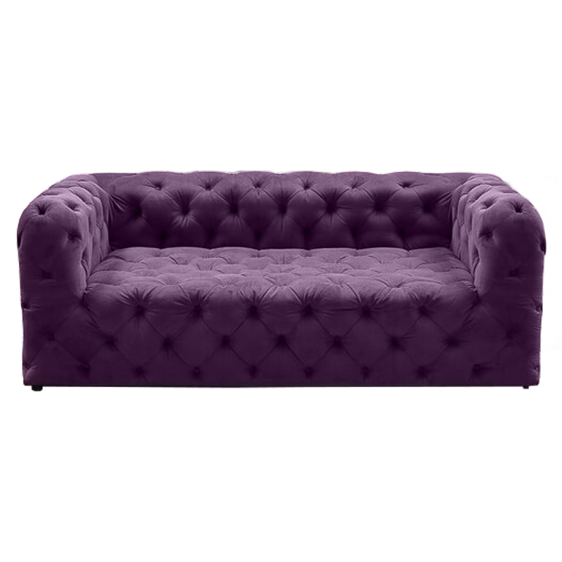 Диван Soho tufted purple velor Фиолетовый в Сочи | Loft Concept 