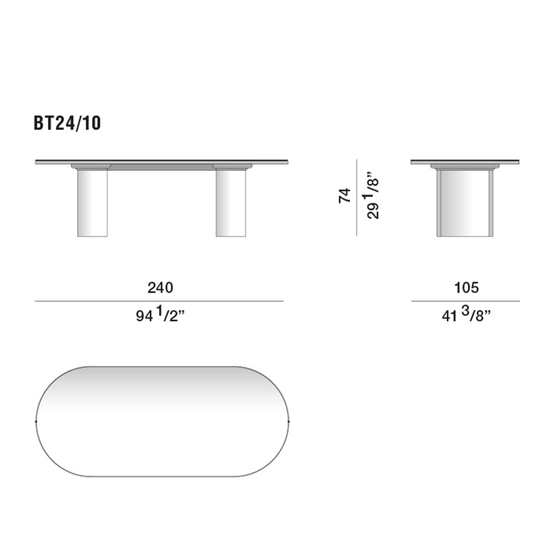 Дизайнерский рабочий стол из металла BLEVIO Table в Сочи