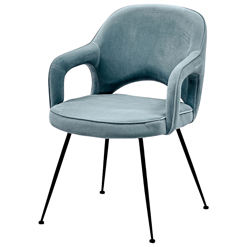 Стул Taube Stool Pastel Blue Голубой пастельный Черный в Сочи | Loft Concept 