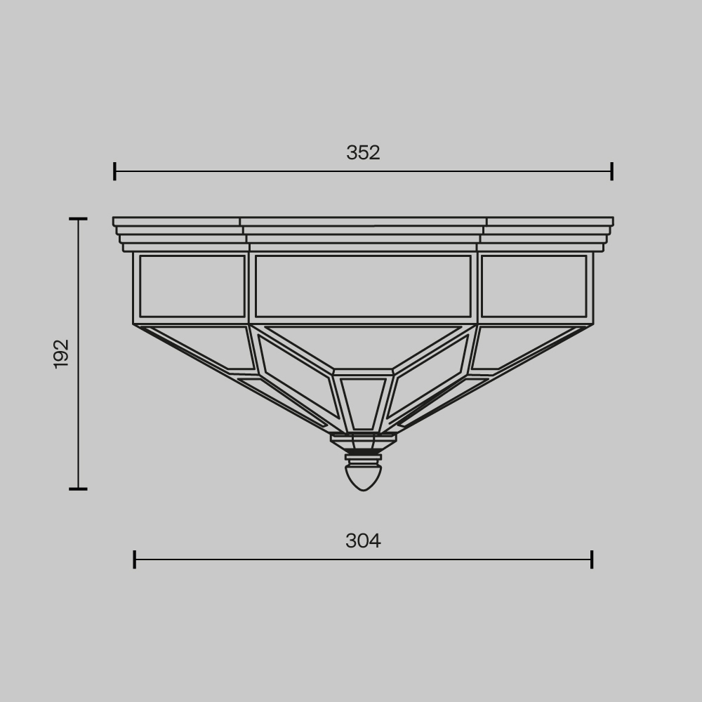 Потолочный светильник Zeil E27X3 в Сочи