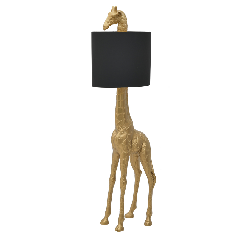 Торшер Golden Giraffe Floor lamp Черный Золотой в Сочи | Loft Concept 