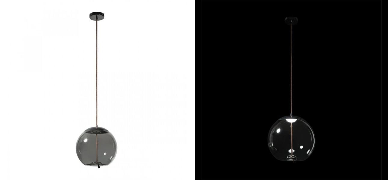 Подвесной светильник Brokis KNOTl PC1035 Серое стекло - фото №2