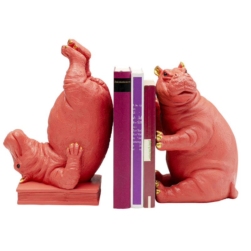 Держатель для книг Red Hippos Красный в Сочи | Loft Concept 