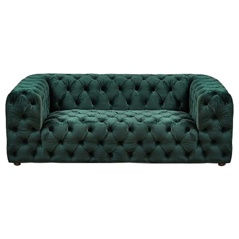 Диван Green Soho Tufted Sofa Зеленый Зеленый в Сочи | Loft Concept 