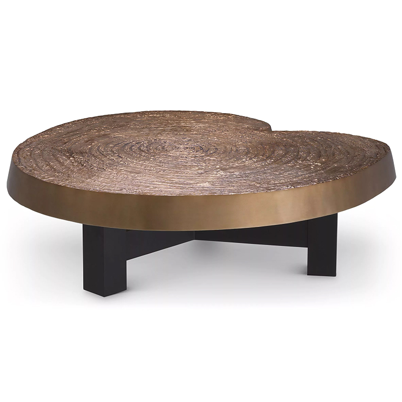 Кофейный стол Eichholtz Coffee Table Anabelle Черный Золотой в Сочи | Loft Concept 