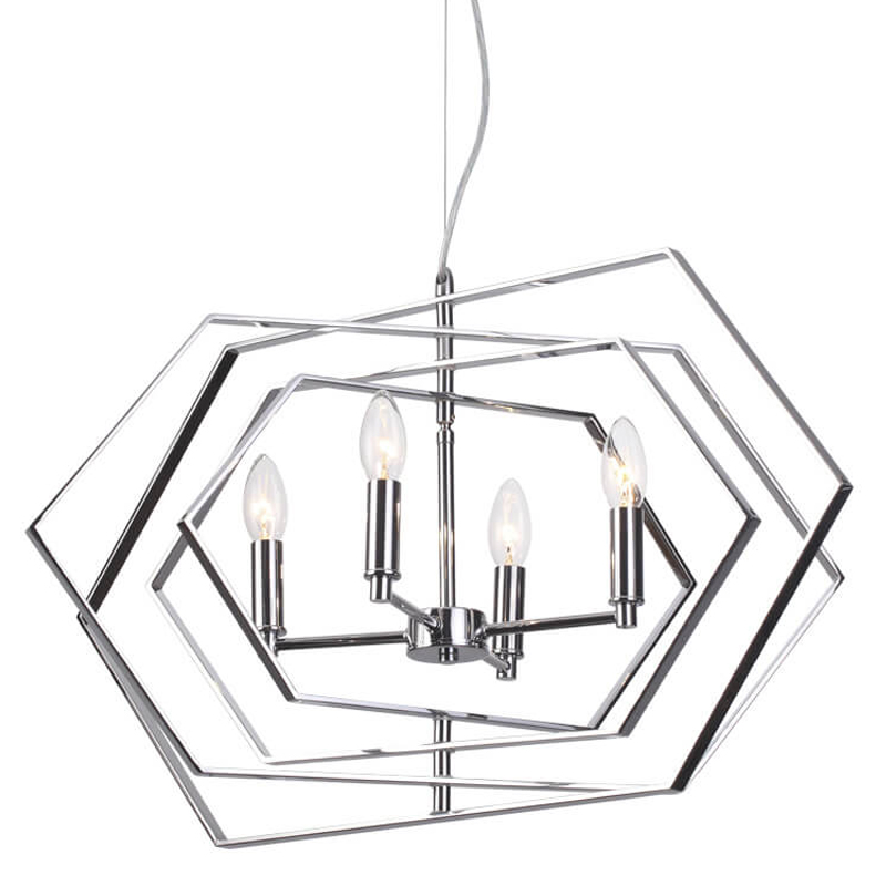 Люстра Damaris Chandelier silver Серебряный в Сочи | Loft Concept 