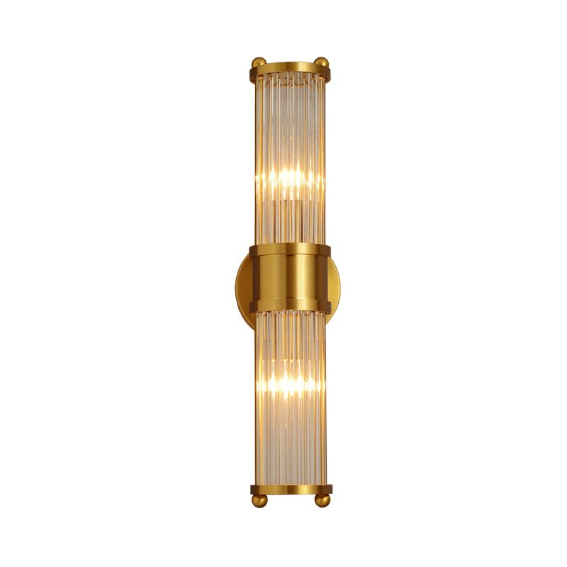 Ralph Lauren Бра Allen Double Light Brass Латунь Прозрачный (Transparent) в Сочи | Loft Concept 