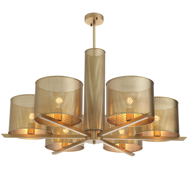 Люстра Eichholtz Chandelier Morrison Brass Латунь в Сочи | Loft Concept 