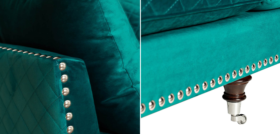 Диван Giorgio Sofa Turquoise Диван Giorgio Sofa Turquoise - Loft-Concept в Сочи