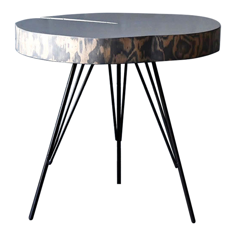 Кофейный стол Farley Industrial Metal Rust Coffee Table Дерево Серый Черный в Сочи | Loft Concept 