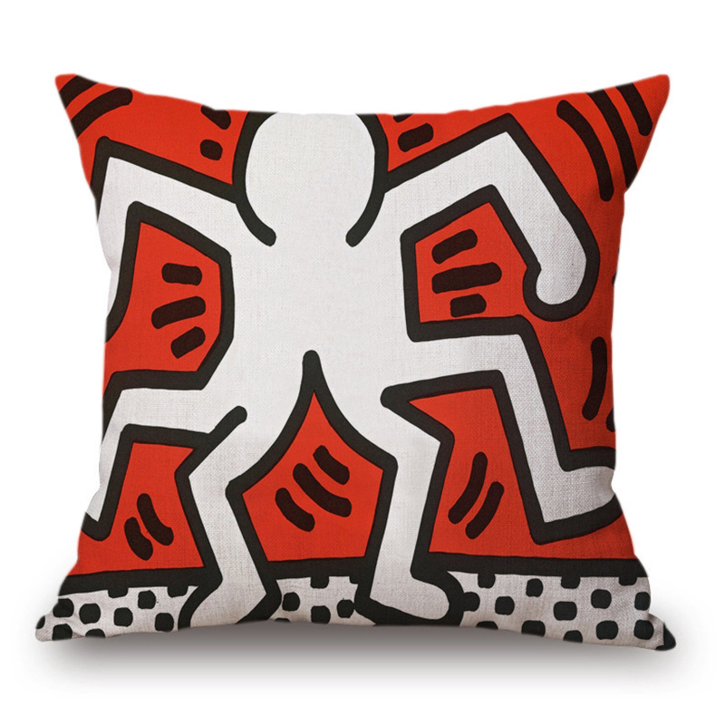 Подушка Keith Haring 2 Мульти в Сочи | Loft Concept 