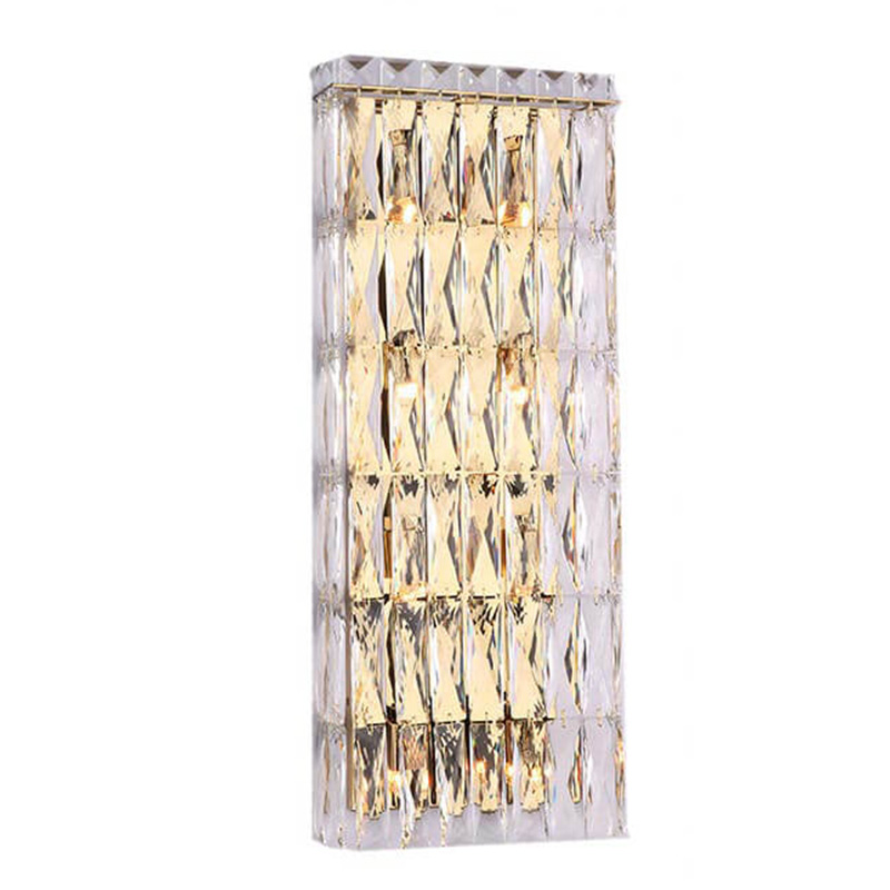 Бра Crystal Regena Gold Wall Lamp 8 Золотой Прозрачный (Transparent) в Сочи | Loft Concept 