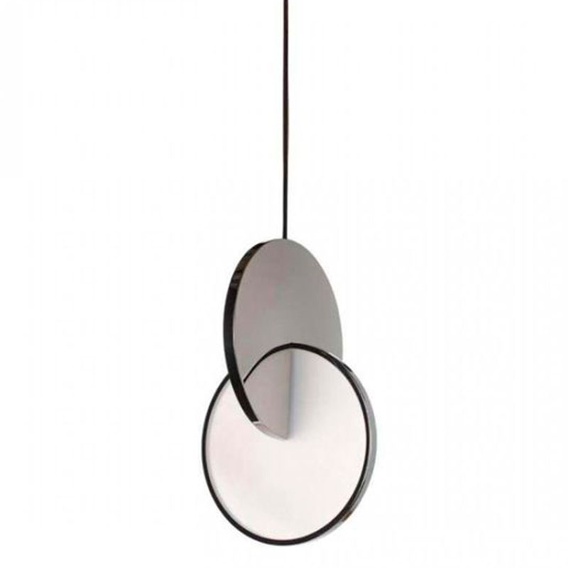 Подвесной светильник Eclipse Pendant Light Сhrome Хром Белый в Сочи | Loft Concept 