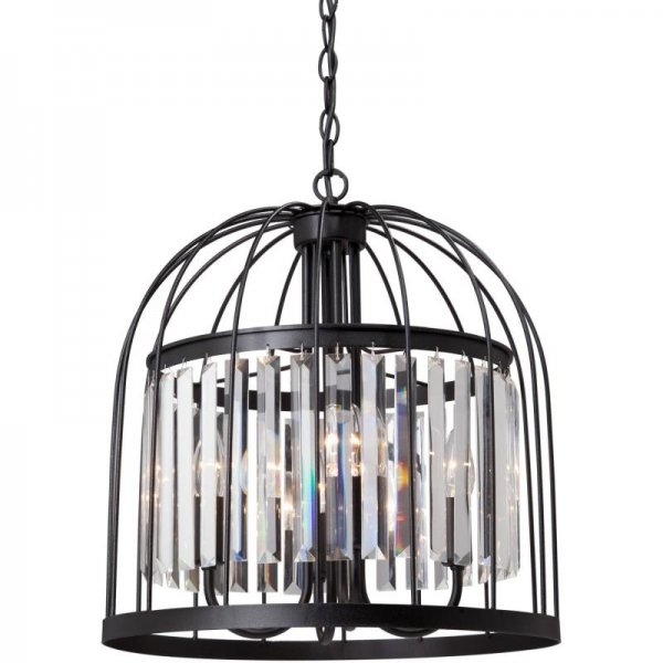 Люстра Birdcage Chandelier Fountain Black  в Сочи | Loft Concept 