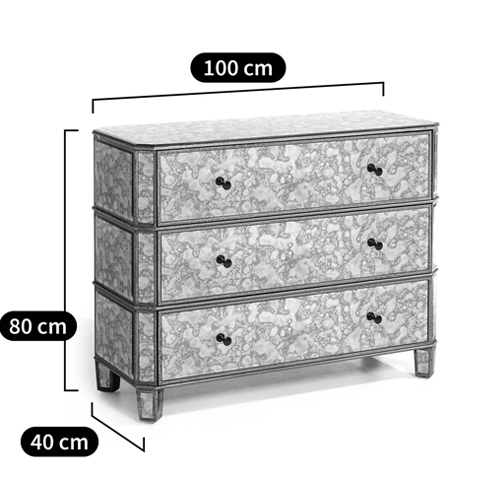 Комод зеркальный Glorious Chest of Drawers в Сочи