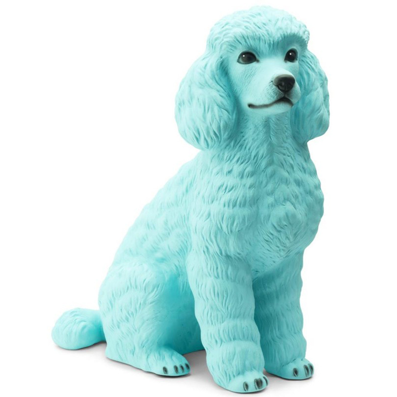 Статуэтка Abhika Poodle Bisc. Turquoise Бирюзовый в Сочи | Loft Concept 