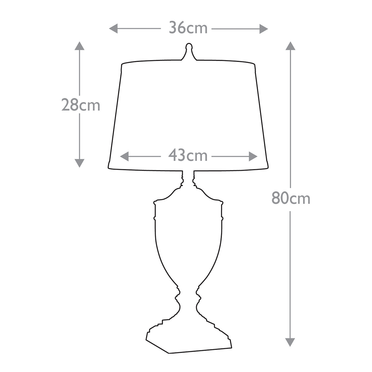 Настольная лампа со тканевым абажуром и прозрачным ребристым стеклянным основанием Quoizel в Сочи