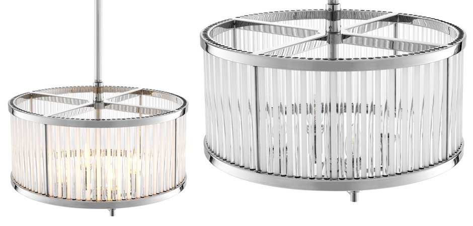 Люстра Chandelier Darcy Nickel - Loft-Concept в Сочи