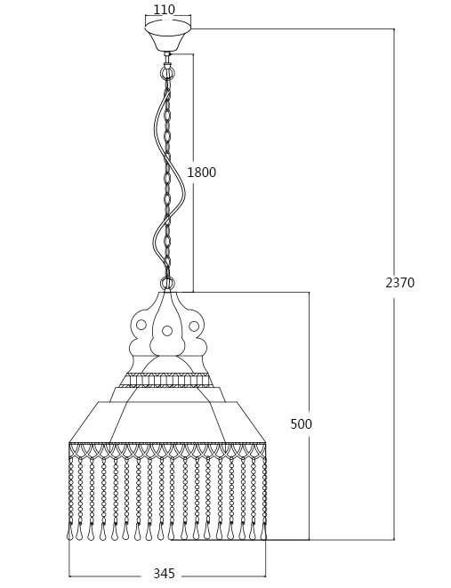 Люстра Loft Mosque Chandelier в Сочи