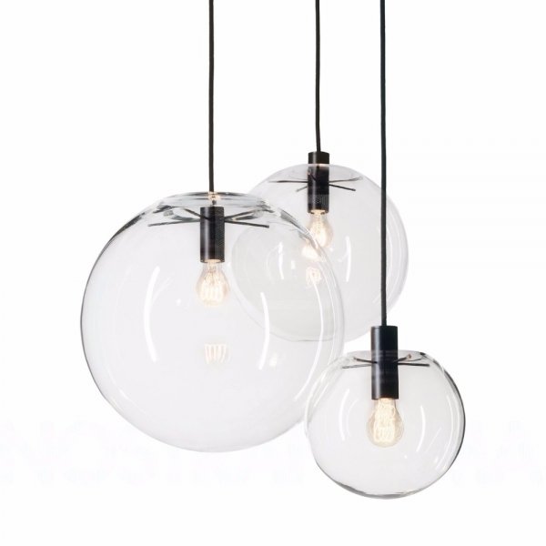 Подвесной светильник Selene Glass Ball Ceiling Lights Прозрачный в Сочи | Loft Concept 