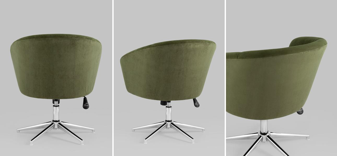 Кресло офисное Aiden цвет хаки - фото №1