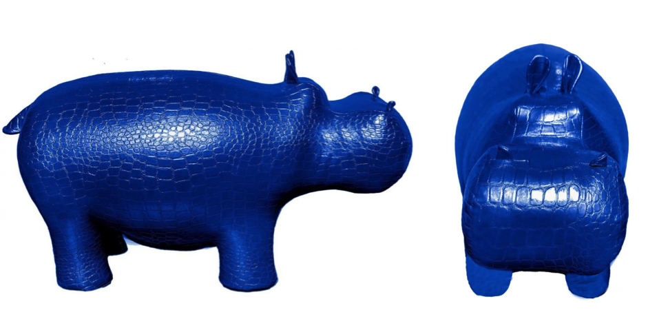 Пуф Бегемот Poof Hippo blue - Loft-Concept в Сочи