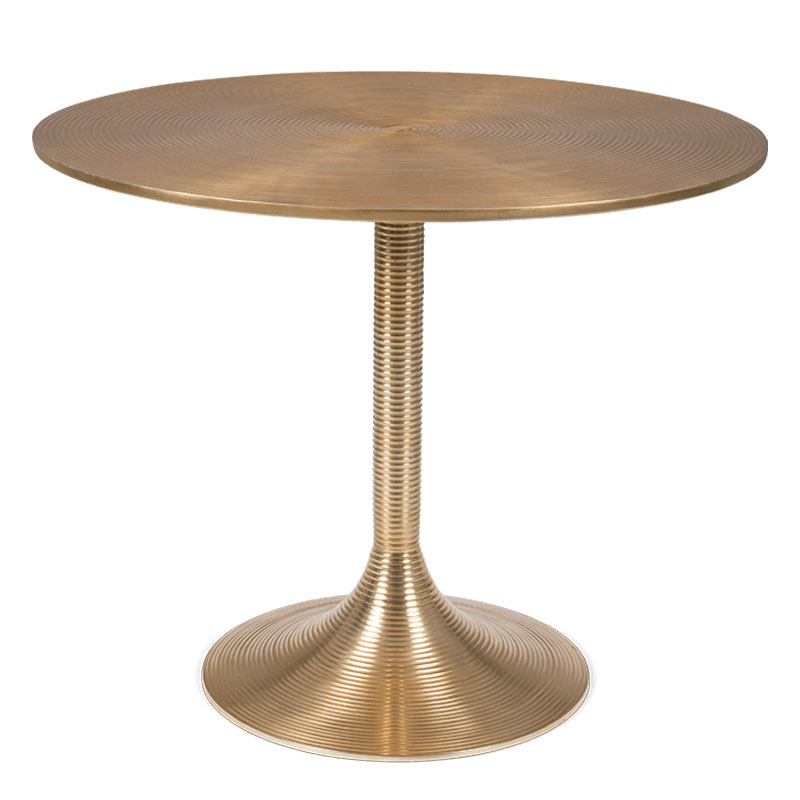 Кофейный столик HYPNOTISING ROUND COFFEE TABLE GOLD BM23002 Bold Monkey Золотой в Сочи | Loft Concept 