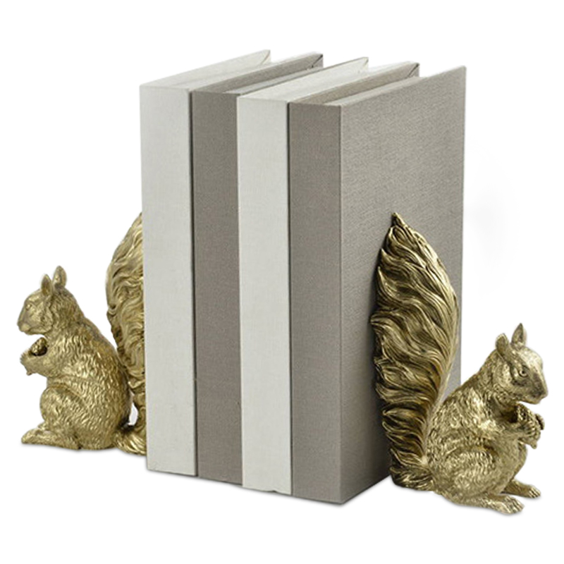 Держатель для книг Squirrel Book Holder Золотой в Сочи | Loft Concept 