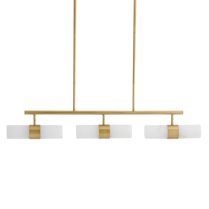 Люстра Arteriors TIPTON CHANDELIER Золотой Белый в Сочи | Loft Concept 