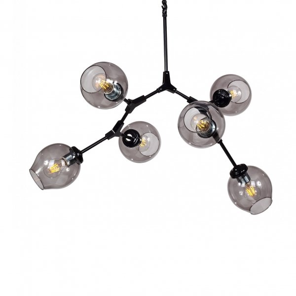 Люстра Branching Bubble Chandelier 6 Black Черный в Сочи | Loft Concept 