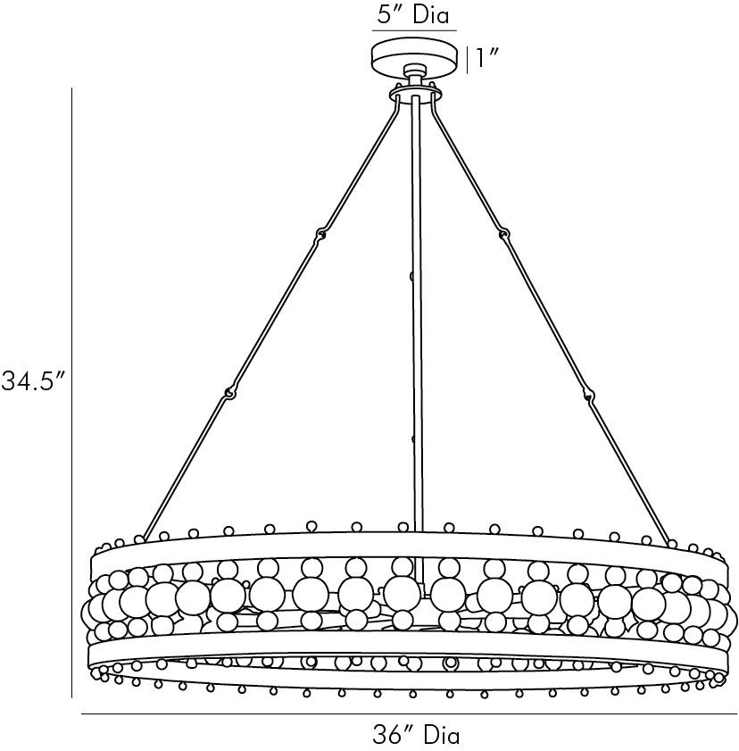 Люстра Arteriors ESME CHANDELIER в Сочи