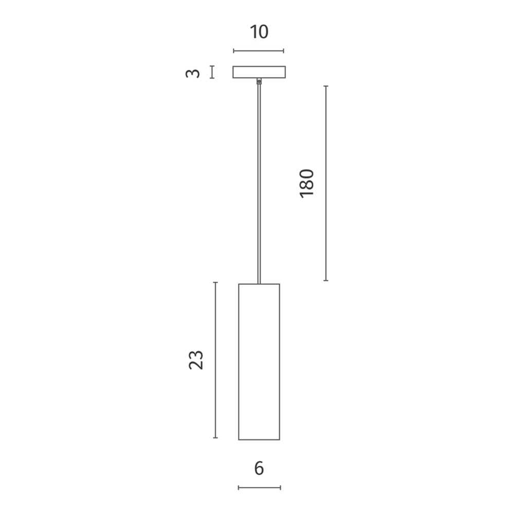 Подвесной светильник в форме цилиндра Douro Light белый мрамор в Сочи