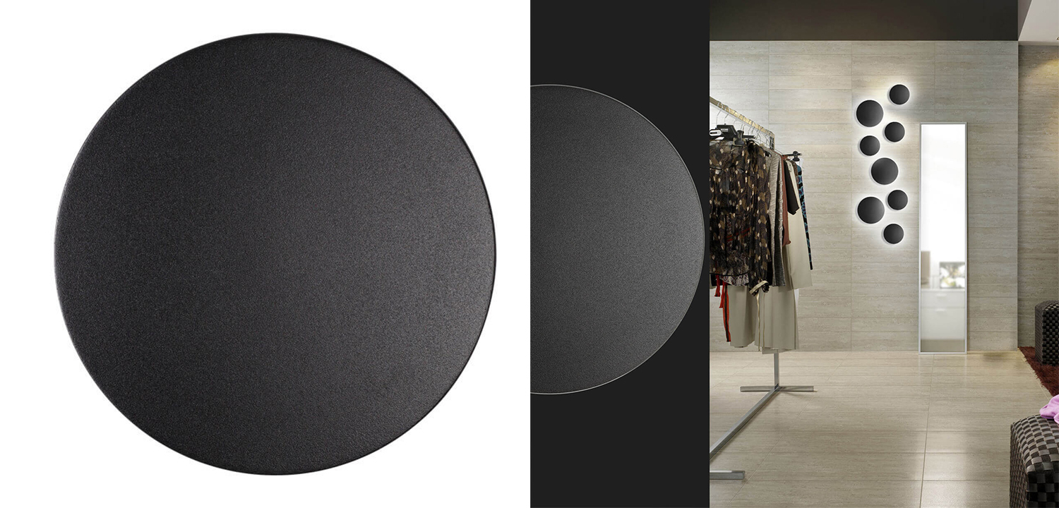 Бра Disco Piatto Black Sconce - фото