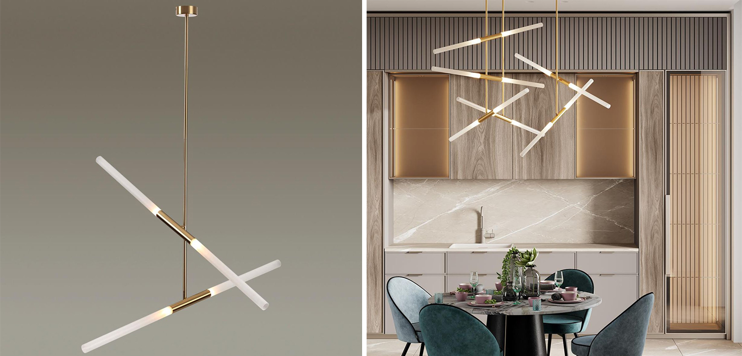 Светильник Gold Delta Light 4 lamp - фото