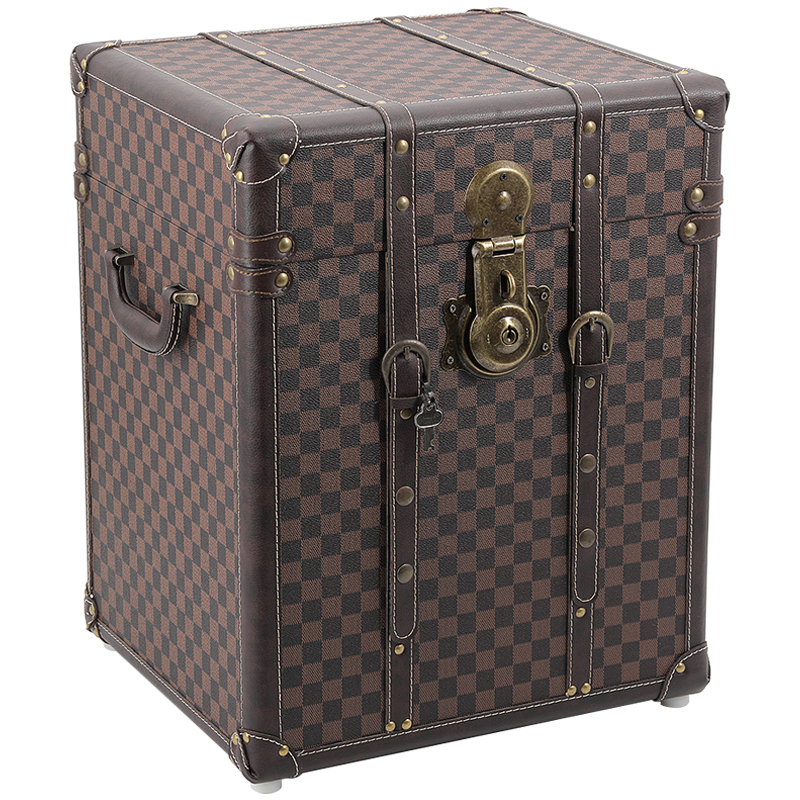 Сундук Louis Vuitton Design Wooden Chest Коричневый Латунь в Сочи | Loft Concept 