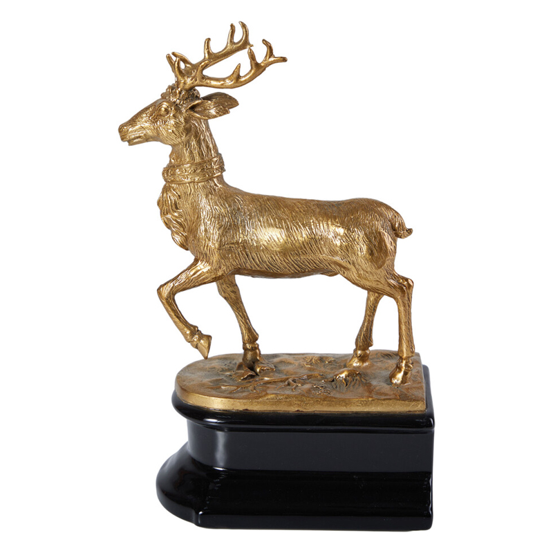 Держатель для книг в виде оленя из фарфора и бронзы Eden Garden porcelain and bronze Черный Бронза Держатель для книг в виде оленя из фарфора и бронзы Eden Garden porcelain and bronze Черный Бронза в Сочи | Loft Concept